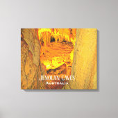 Jenolan Caves limestone groves Australië Canvas Afdruk (Voorkant)