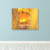 Jenolan Caves limestone groves Australië Canvas Afdruk (Insitu (Houten vloer))