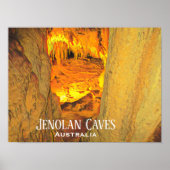 Jenolan Caves limestone groves Australië Poster (Voorkant)