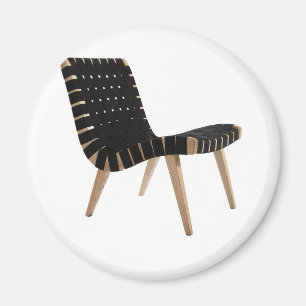 JENS RISOM door bekende Mid-Century Modern Strap-v Magneet