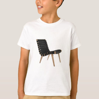 JENS RISOM door bekende Mid-Century Modern Strap-v T-shirt