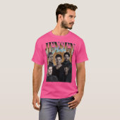 Jensen Ackles Retro Bootleg Retro Bootleg T-shirt (Voorkant volledig)