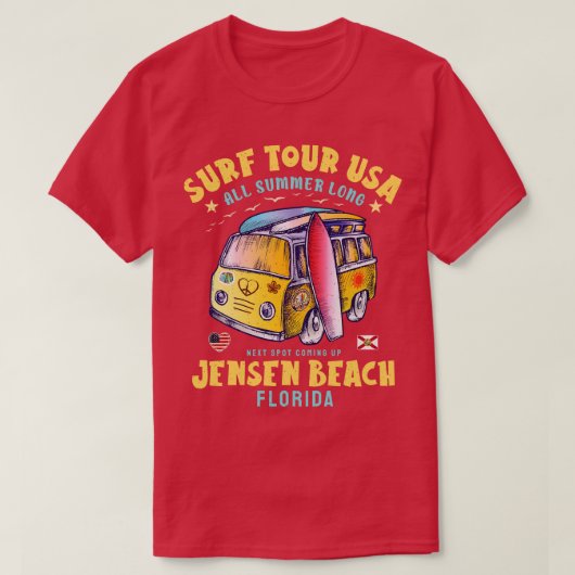 Jensen Beach Florida 2 T-shirt (Design voorkant)