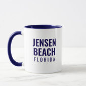 Jensen Beach Florida Coffee Mok (Links)