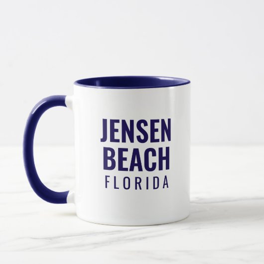 Jensen Beach Florida Coffee Mok (Links)