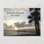 Jensen Beach Florida Sunrise Fotografisch Briefkaart (Voorkant)