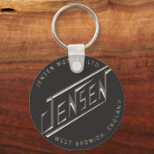 Jensen Car Classic Vintage Hiking Duck Sleutelhanger (Voorkant)