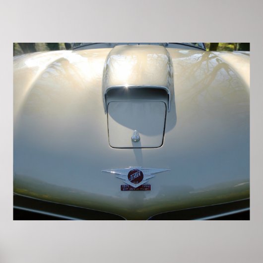 Jensen CV8, British Sports Tourer. Poster (Voorkant)