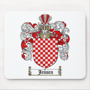 JENSEN FAMILY CREST - JENSEN COAT OF ARMS MUISMAT
