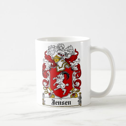 Jensen Family Crest Koffiemok (Rechts)
