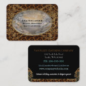 Jenuplaythe Animal Print Mélange Professional Visitekaartje (Voorkant / Achterkant)