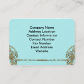 Jenuplaythe Professional Elegant Round Visitekaartje (Achterkant)