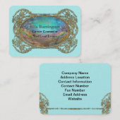 Jenuplaythe Professional Elegant Round Visitekaartje (Voorkant / Achterkant)