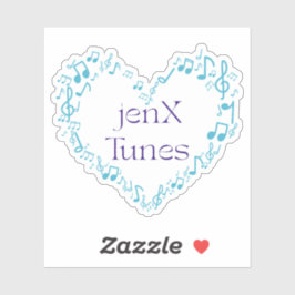 jenX Tunes Official Merch Sticker