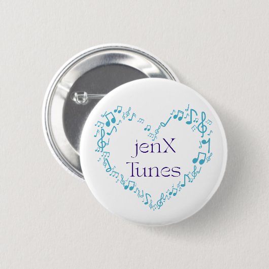 jenX Tunes Ronde Button 5,7 Cm (Voorkant /achterkant)