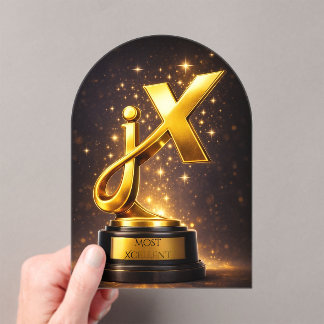 jenXcellence Award Grappige Merch Acryl Uitnodigingen