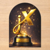 jenXcellence Award Grappige Merch Acryl Uitnodigingen (Voorkant)