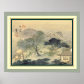 Jeong Seon Literati Landschap 18e eeuw-16x20 Poster (Voorkant)