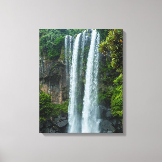 Jeongbang waterval, Zuid-Korea Canvas Afdruk (Voorkant)