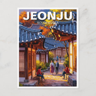 Jeonju Hanok-dorp Zuid-Korea Briefkaart
