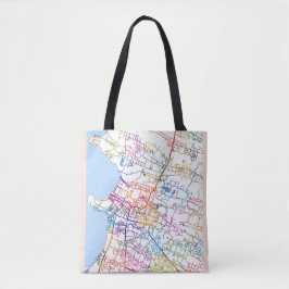 Jepara Indonesië Stad Kaart Tote Bag