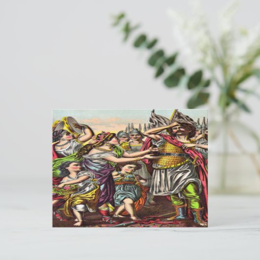 Jephthah's briefkaart Rash Vow (Staand voorkant)