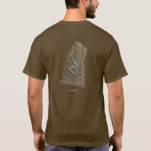 Jera Rune-symbool (Unieke voor- en achterzijde) T-shirt (Achterkant)