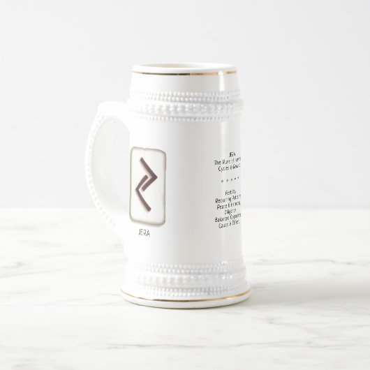 Jera RuneStone Stein Bierpul (Voorkant links)