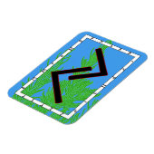 Jera Viking Rune Magnet - Oogst! Magneet (Linkerzijde)