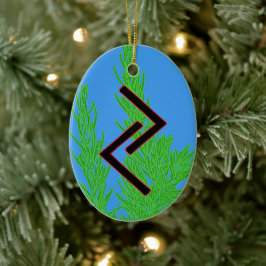 Jera Viking Rune Yule Ornament - Oogst!