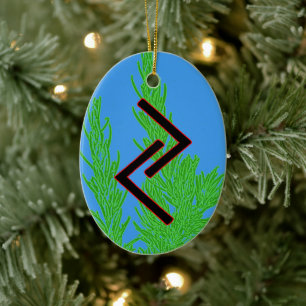 Jera Viking Rune Yule Ornament - Oogst!