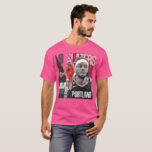 Jerami Grant Basketbal Shirt Tapestry (Voorkant volledig)