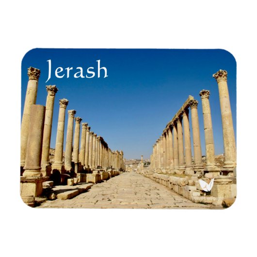 Jerash in Jordan magnet door Velvet Escape Magneet (Horizontaal)