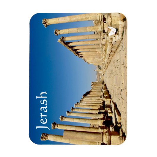 Jerash in Jordan magnet door Velvet Escape Magneet (Verticaal)