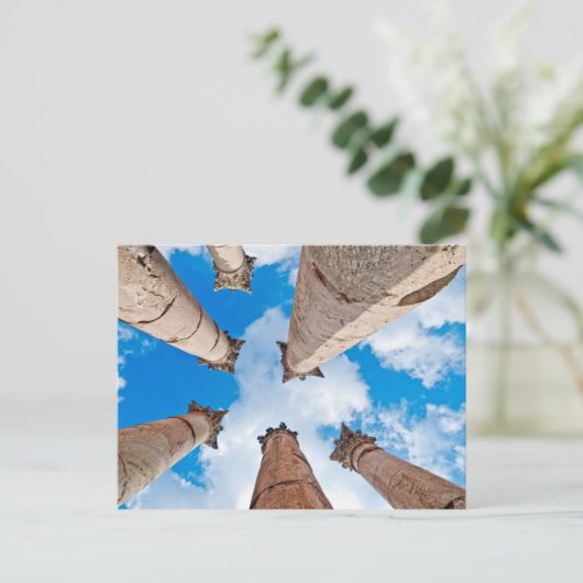 Jerash Jordan briefkaart (Staand voorkant)