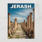 Jerash Jordan Travel Briefkaart (Voorkant)