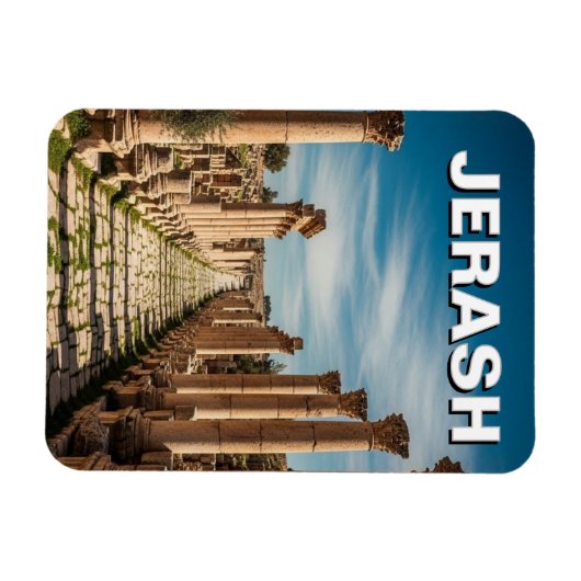 Jerash Jordan Travel Magneet (Horizontaal)
