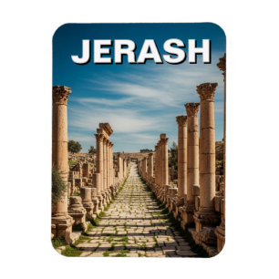 Jerash Jordanië Reizen Magneet