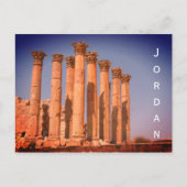 jerash kolommen jordan briefkaart (Voorkant)