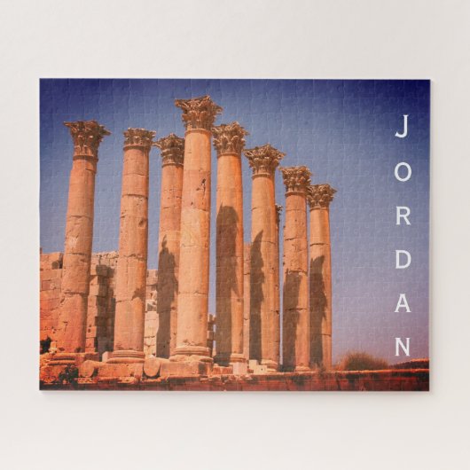 Jerash Romeinse zuilen Legpuzzel (Horizontaal)