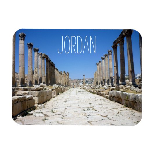jerash street jordan magneet (Horizontaal)