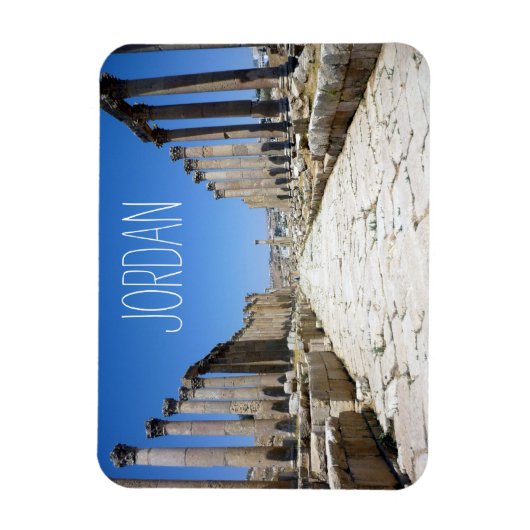 jerash street jordan magneet (Verticaal)