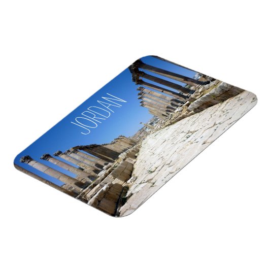 jerash street jordan magneet (Linkerzijde)