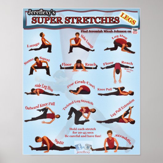 Jereflexy's Super Stretches Poster (Voorkant)