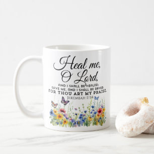 Jeremia 17:14 Healing Bible Verse Wildflowers Koffiemok