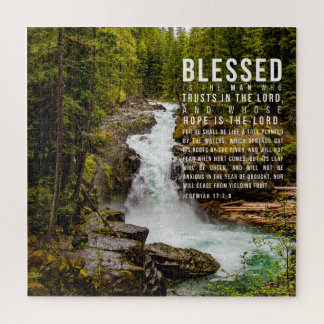 Jeremia 17:7-8 Christelijke Bijbel Schrift Natuur Legpuzzel
