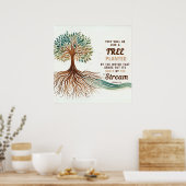 Jeremia 17:8 Christelijk poster (Keuken)