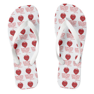 Jeremia 17:9 KJV Bijbel Schrift All-Over Unisex Teenslippers