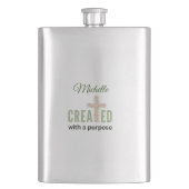 Jeremia 1:5 Creëer met een persoonlijk doel Flacon (Voorkant)