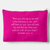 Jeremia 29:11-13 Roze Grote Etui (Achterkant)